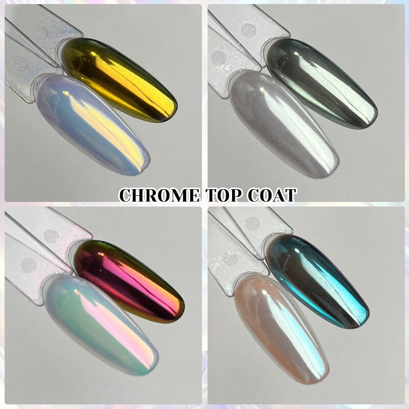 Chrome Top Coat 15ml Gel Nail Polish NICOLE DIARY 