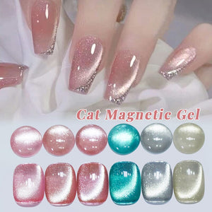 Jelly Cat Magnetic Gel Polish 15ml Gel Nail Polish UR SUGAR 6 Colors 