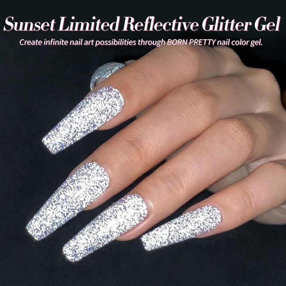6 Colors Reflective Gel T18 Sunset Limited 7ml Gel Nail Polish BORN PRETTY 