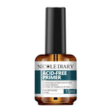 Nail Prep Dehydrator Acid-Free Primer 15ml Nail Care NICOLE DIARY Acid-Free Primer 