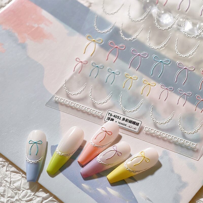 Heart 5D Nail Sticker to5005 Nail Art No Brand 