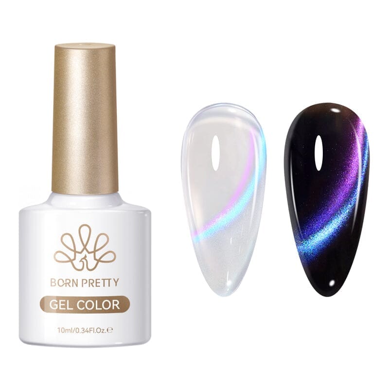 Water Light Cat Magnetic Gel Colored Water 10ml Gel Nail Polish BORN PRETTY MY304 