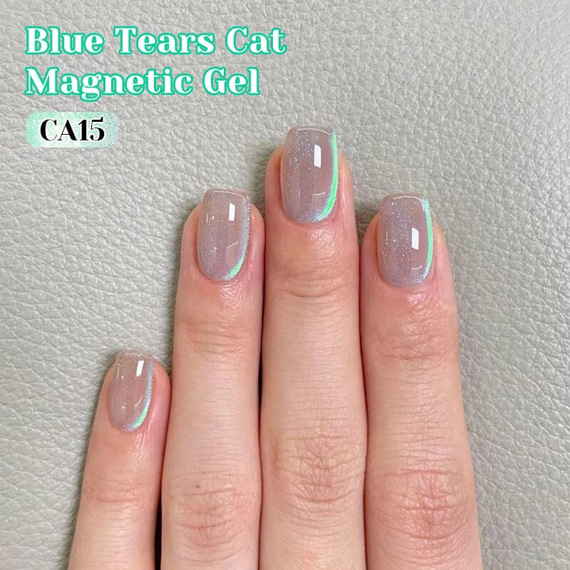 Blue Tears Cat Magnetic Gel CA13 10ml Gel Nail Polish NICOLE DIARY 