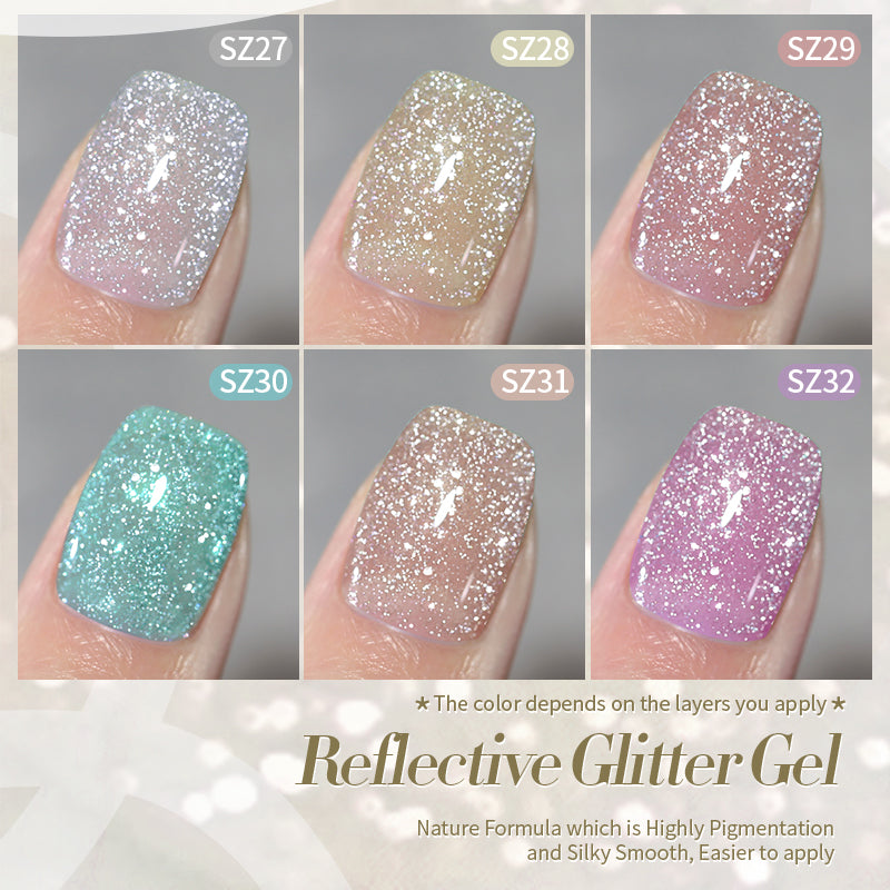 Reflective Glitter Gel SZ29 Carat Mirage 10ml