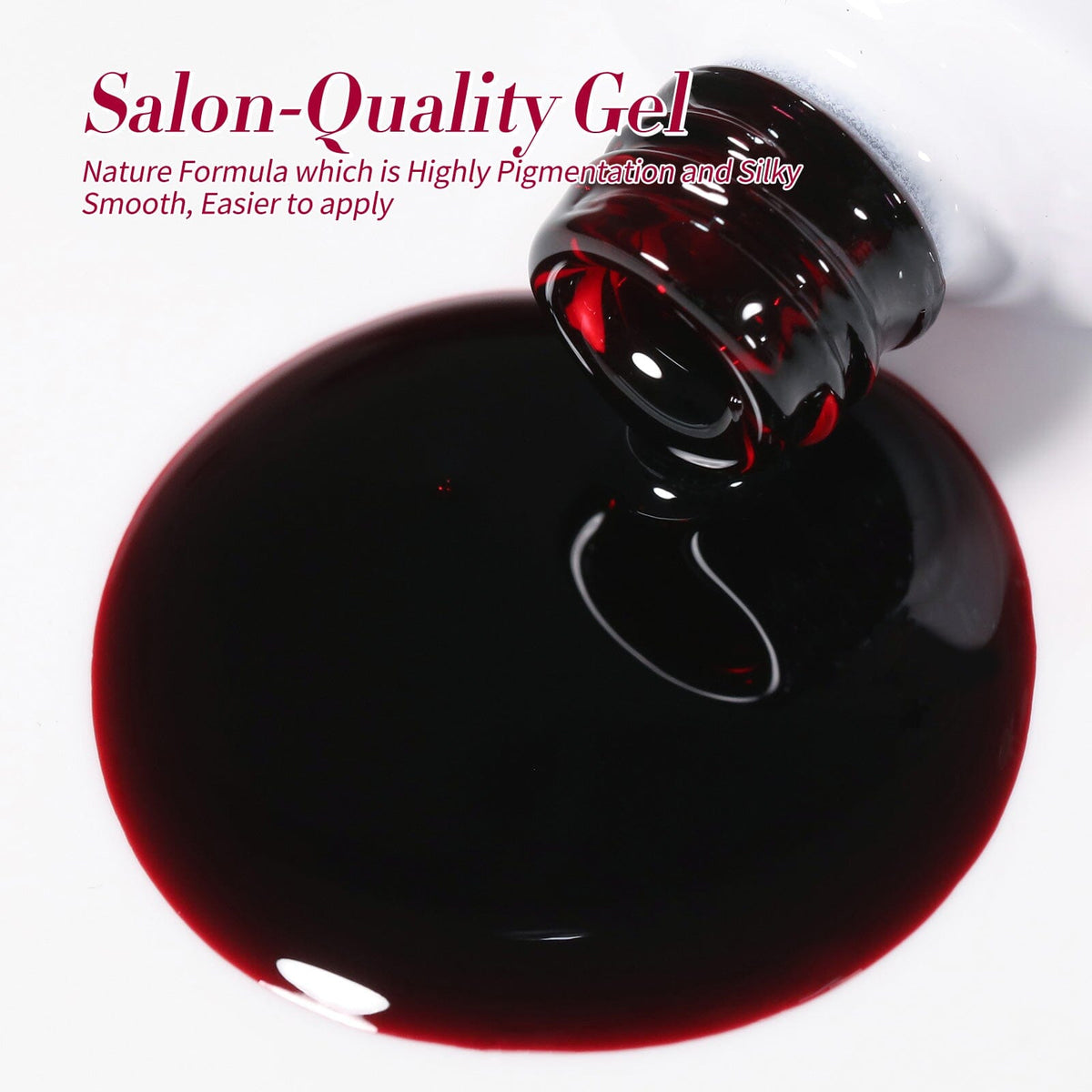 6 Colors Jelly Gel J09 Scarlet Muse 7ml Gel Nail Polish BORN PRETTY 