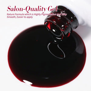 6 Colors Jelly Gel J09 Scarlet Muse 7ml Gel Nail Polish BORN PRETTY 