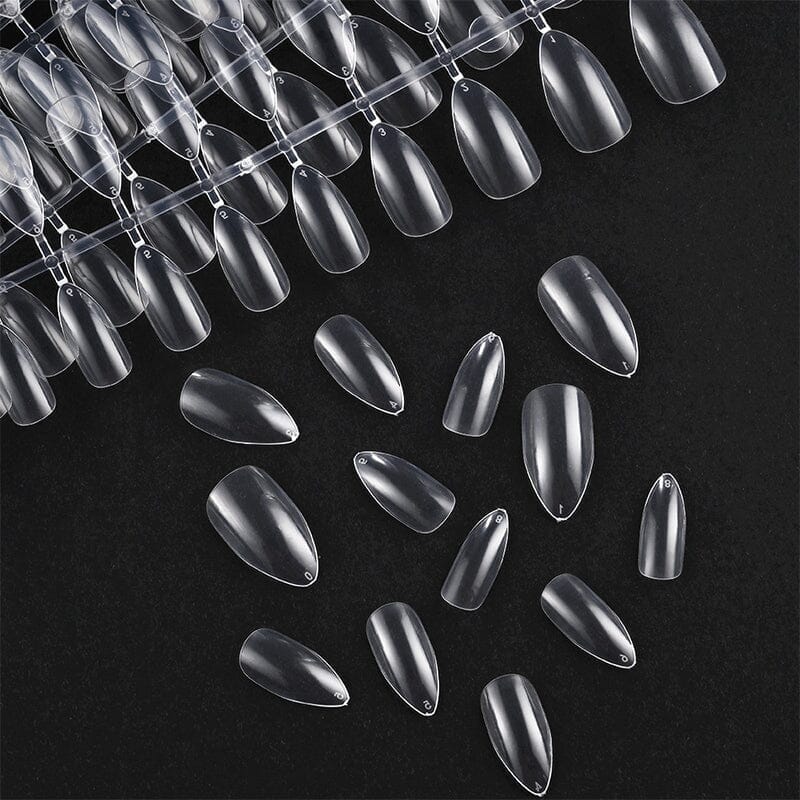 600pcs Square Transparent False Nail Tips Nail Tips No Brand 