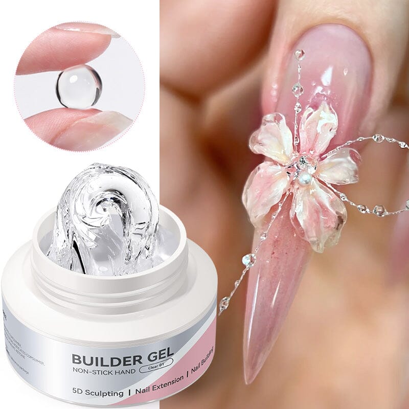 2pcs No Stick Hand Builder Gel 60g HEMA FREE Extension Nail Gel BORN PRETTY 