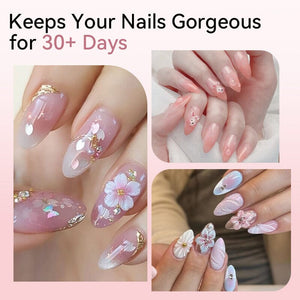 No Stick Hand Builder Gel Milky White #02 60g HEMA FREE Extension Nail Gel BORN PRETTY 