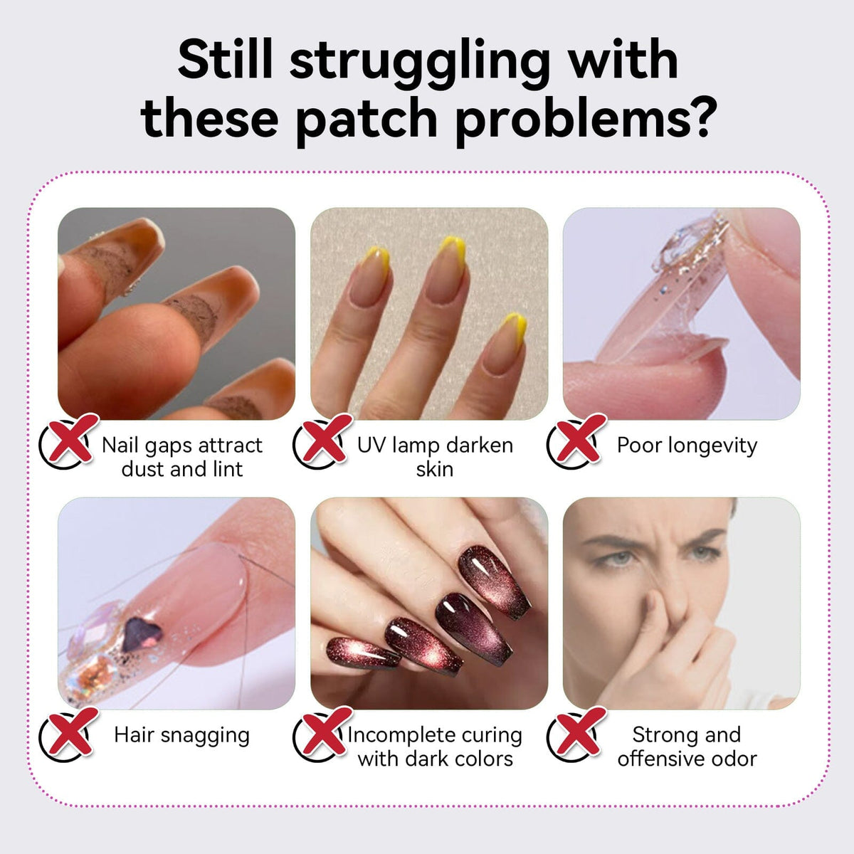Nail Tips Glue Fast Air Dry 7ml Nail Tips BORN PRETTY 