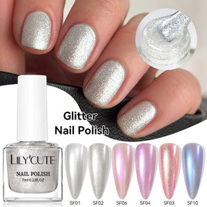Glitter Nail Polish 7ml Nail Polish LILYCUTE 