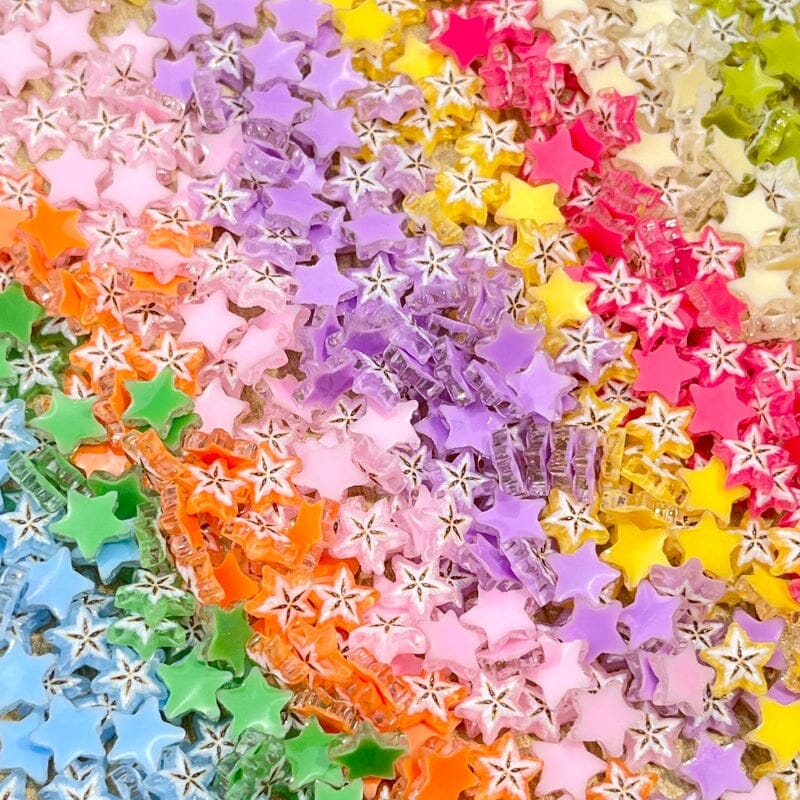 10pcs Starfruit Plastic Nail Art Decorations Clearance No Brand 