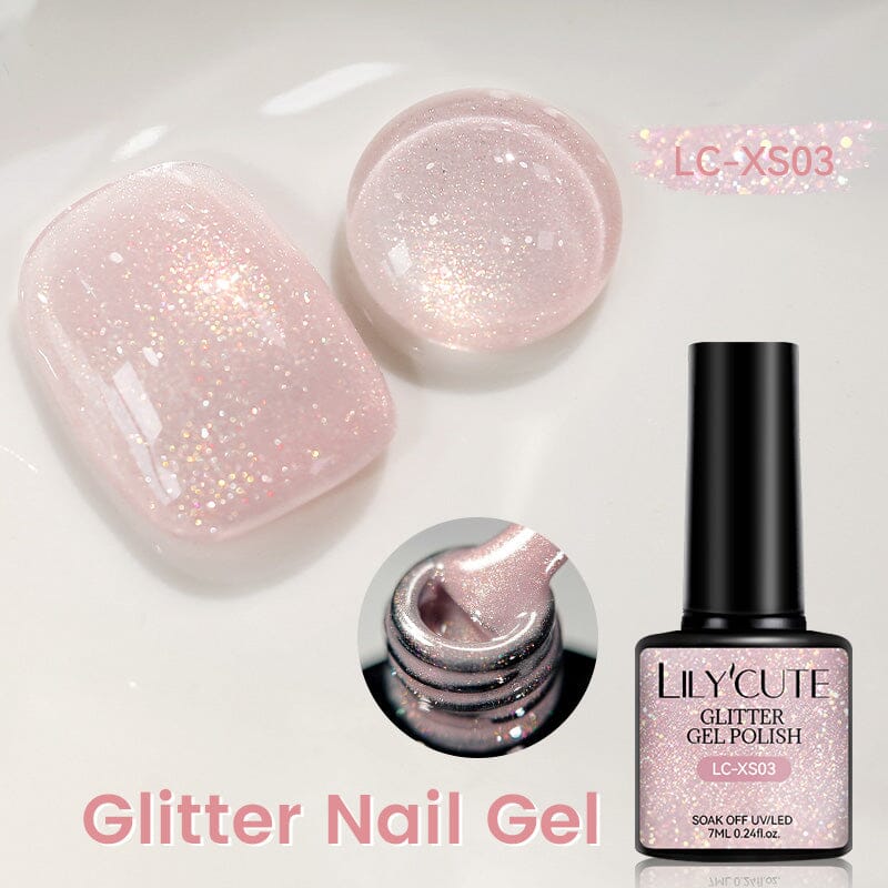 Glitter Gel Polish LC-XS03 7ml Gel Nail Polish LILYCUTE 