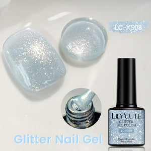 Glitter Gel Polish LC-XS08 7ml Gel Nail Polish LILYCUTE 