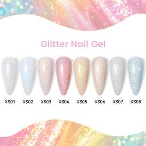 Glitter Gel Polish LC-XS03 7ml Gel Nail Polish LILYCUTE 