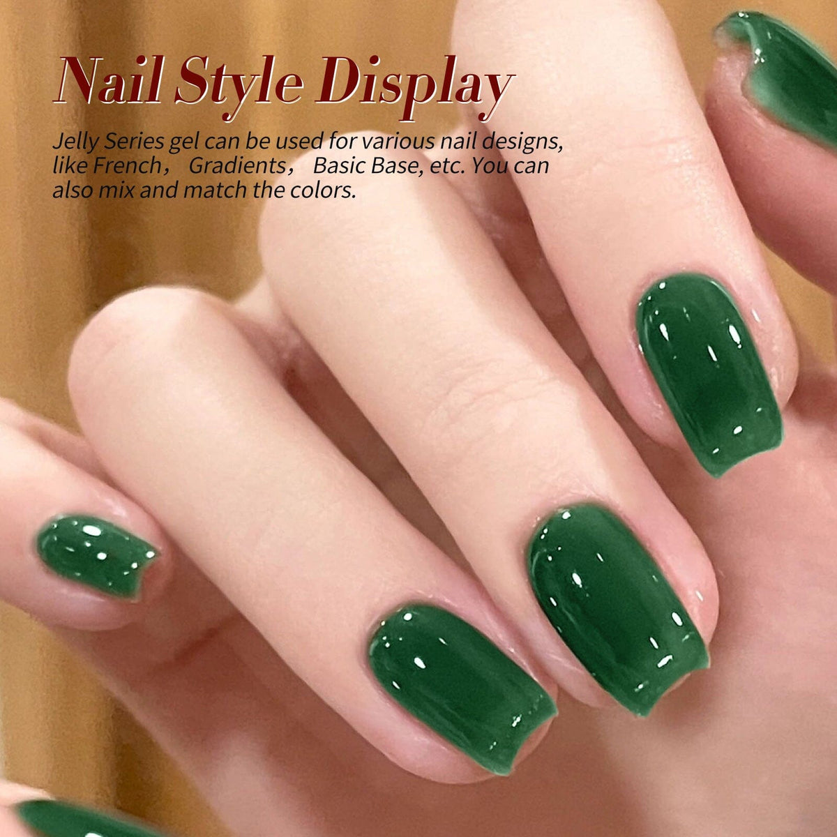 6 Colors Jelly Gel J10 Amber Veil 7ml Gel Nail Polish BORN PRETTY 