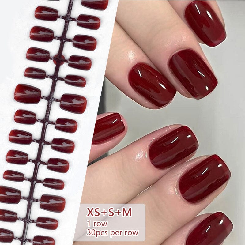 30pcs Press on Nails XS+S+M Sizes Fake Nail Tips Nail Tips No Brand 03 