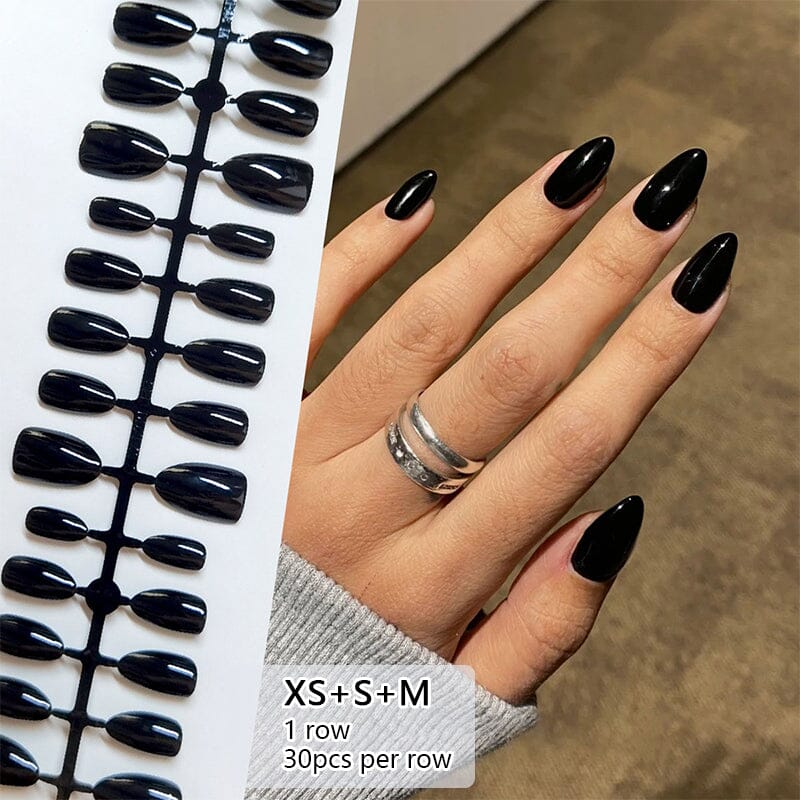 30pcs Press on Nails XS+S+M Sizes Fake Nail Tips Nail Tips No Brand 04 