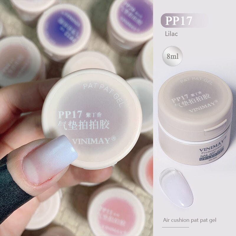 Air Cushion Pat Pat Gel 8ml Gel Nail Polish No Brand PP17 Lilac 