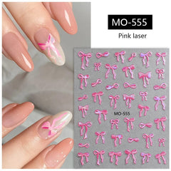 Bowknot 3D Nail Sticker MO-555 Nail Art No Brand 