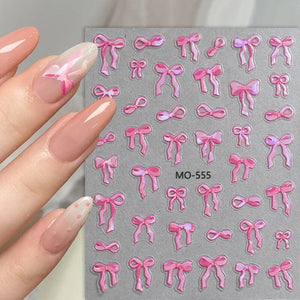 Bowknot 3D Nail Sticker MO-555 Nail Art No Brand 