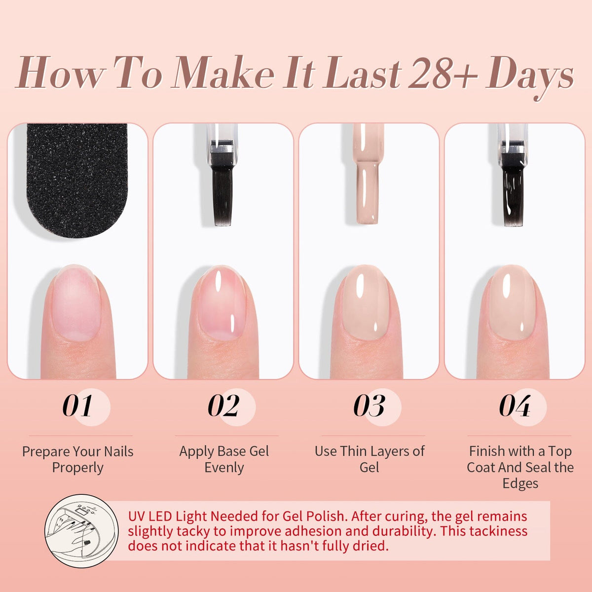 6 Colors Jelly Gel J15 Bare Tea 7ml Gel Nail Polish BORN PRETTY 