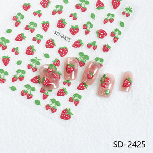 3D Nail Sticker SD-2425 Clearance No Brand 