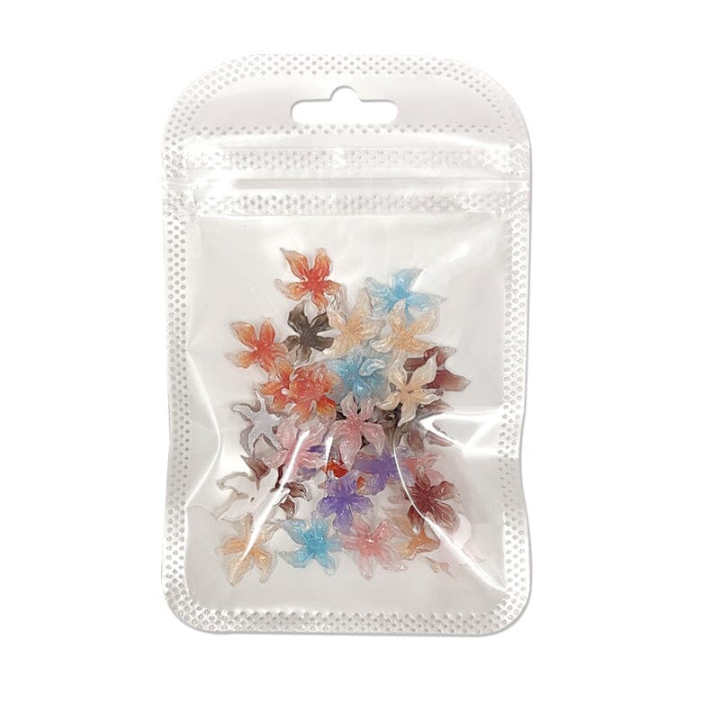 30pcs Lily Flowers Plastic Nail Art Decorations Clearance No Brand 