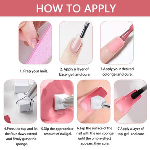 Pat Painting Gel 8ml with Sponge Gel Nail Polish No Brand 