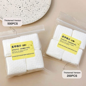 500pcs Nail Cleaning Cotton Pads Tools & Accessories No Brand 