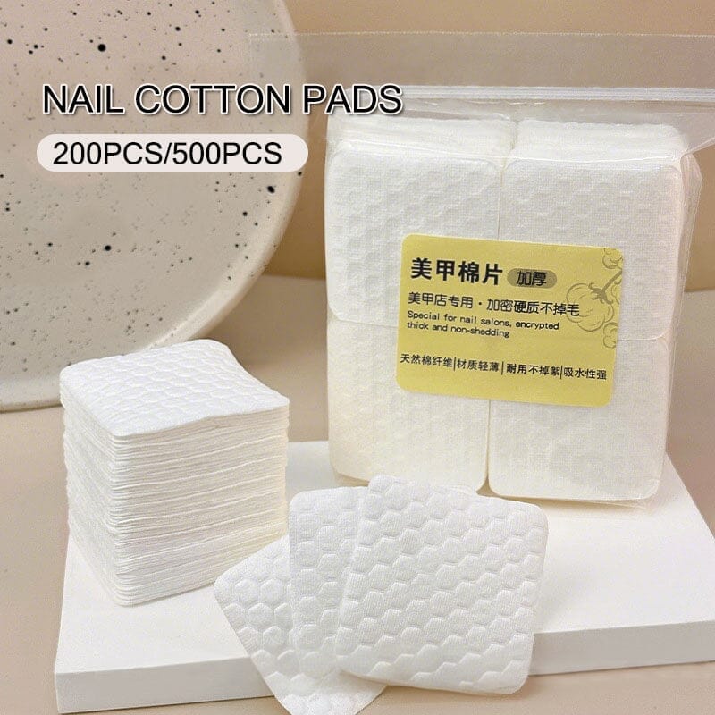 500pcs Nail Cleaning Cotton Pads Tools & Accessories No Brand 