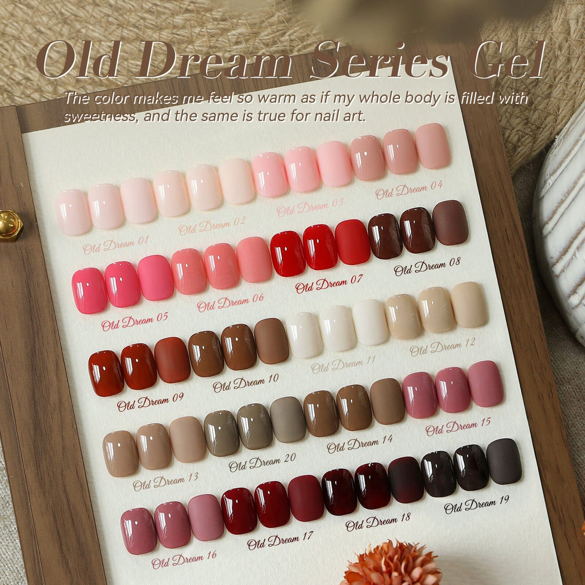 20 Colors Gel Set S14 Old Dream 5ml Gel Nail Polish BORN PRETTY 