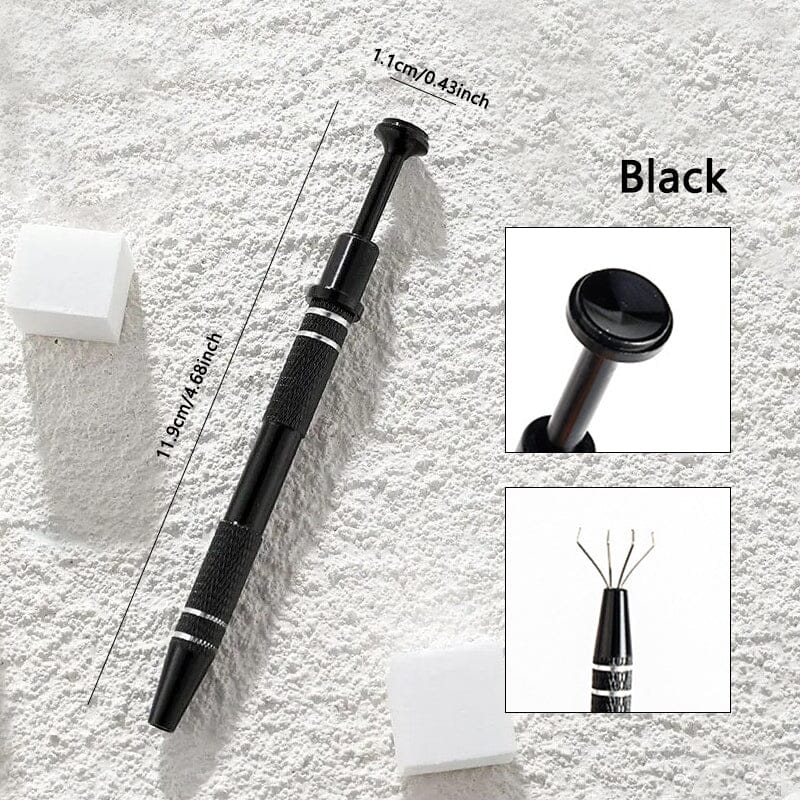 Black Metal Sponge Grabbing Clip Tools & Accessories No Brand 