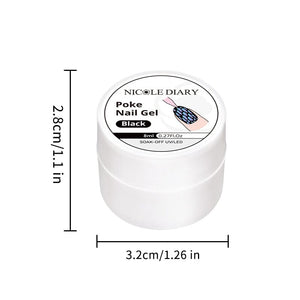 Poke Base Gel 8ml Gel Nail Polish NICOLE DIARY 