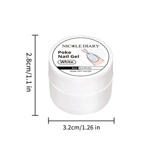 Poke Base Gel 8ml Gel Nail Polish NICOLE DIARY 