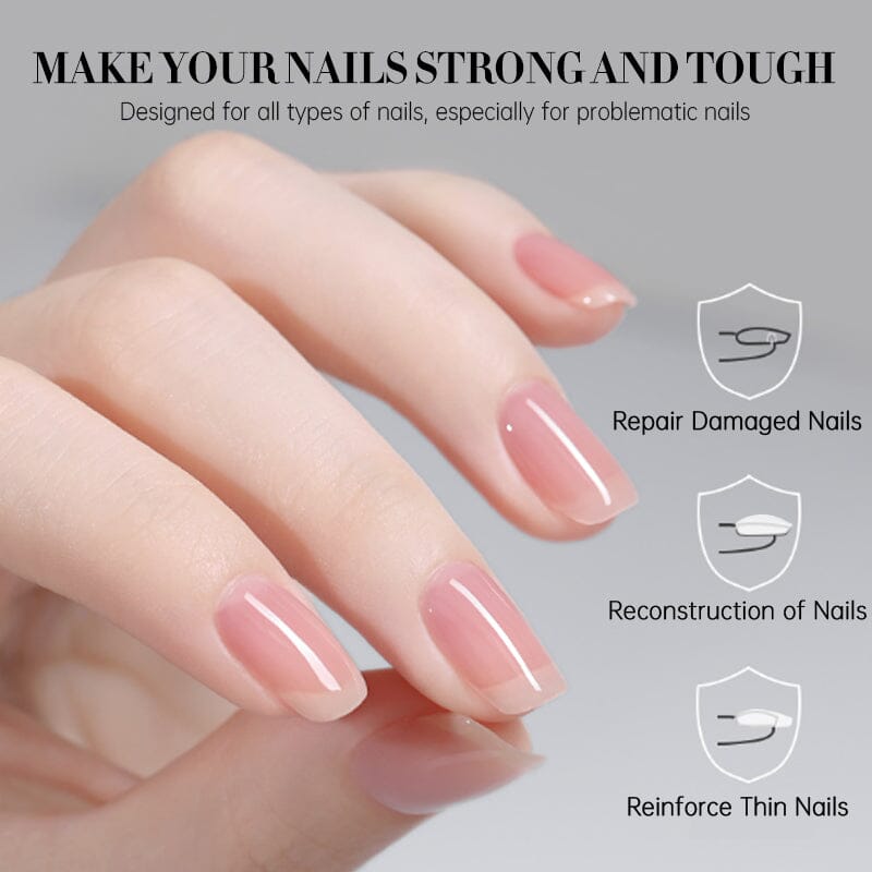 Fiber Rubber Base Gel 15ml Gel Nail Polish UR SUGAR 