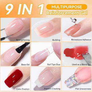 9 in 1 Reinforcement Gel 15ml Gel Nail Polish UR SUGAR 