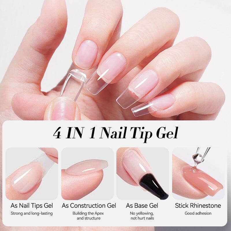 4 in 1 Nail Tip Gel 15ml Gel Nail Polish UR SUGAR 