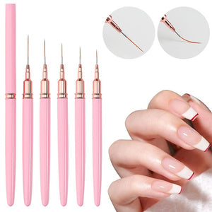 5pcs Liner Nail Brush Set Tools & Accessories No Brand 