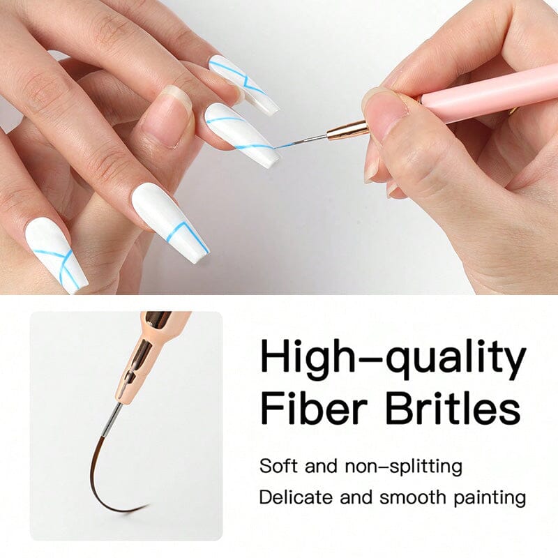 5pcs Liner Nail Brush Set Tools & Accessories No Brand 