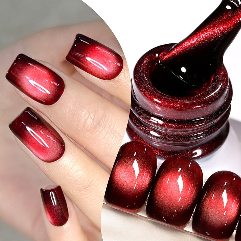 Glass Cat Magnetic Gel MY153 Wishing Apple 10ml Gel Nail Polish BORN PRETTY 
