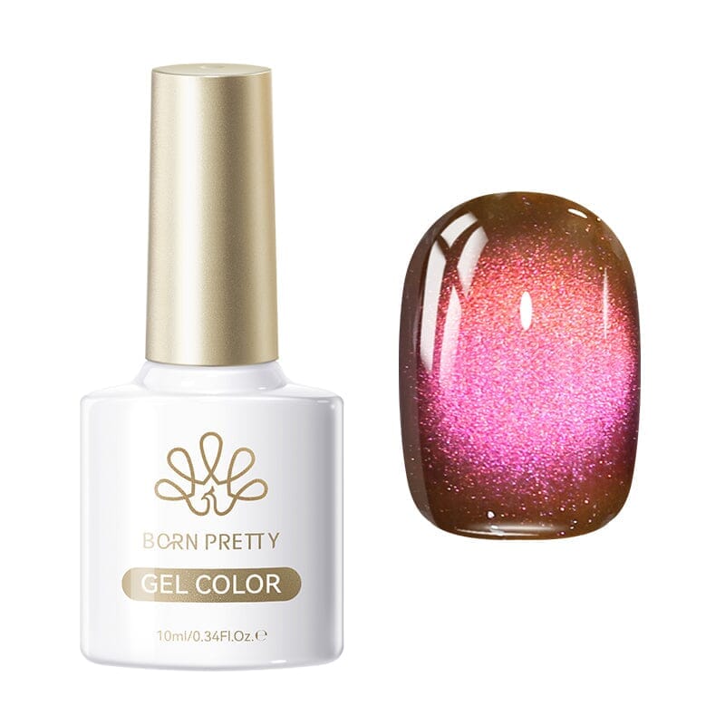 Colored Cat Magnetic Gel MY121 Guava Soda 10ml Gel Nail Polish BORN PRETTY 