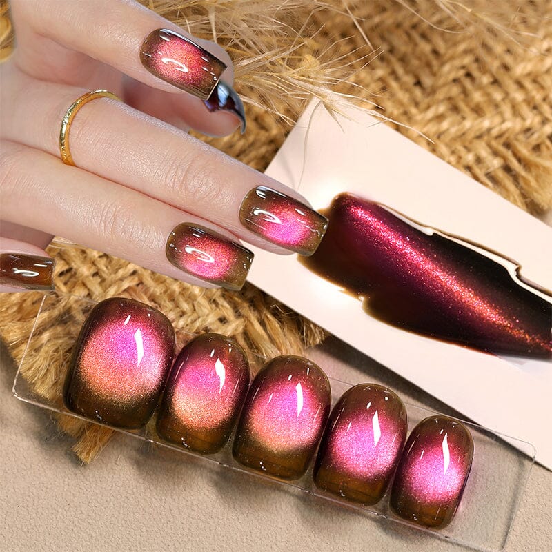 Colored Cat Magnetic Gel MY121 Guava Soda 10ml Gel Nail Polish BORN PRETTY 