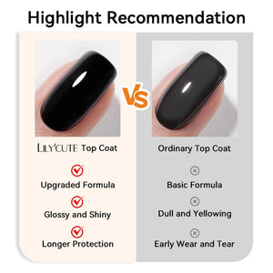 Top Coat 8ml Base & Top Coat LILYCUTE 
