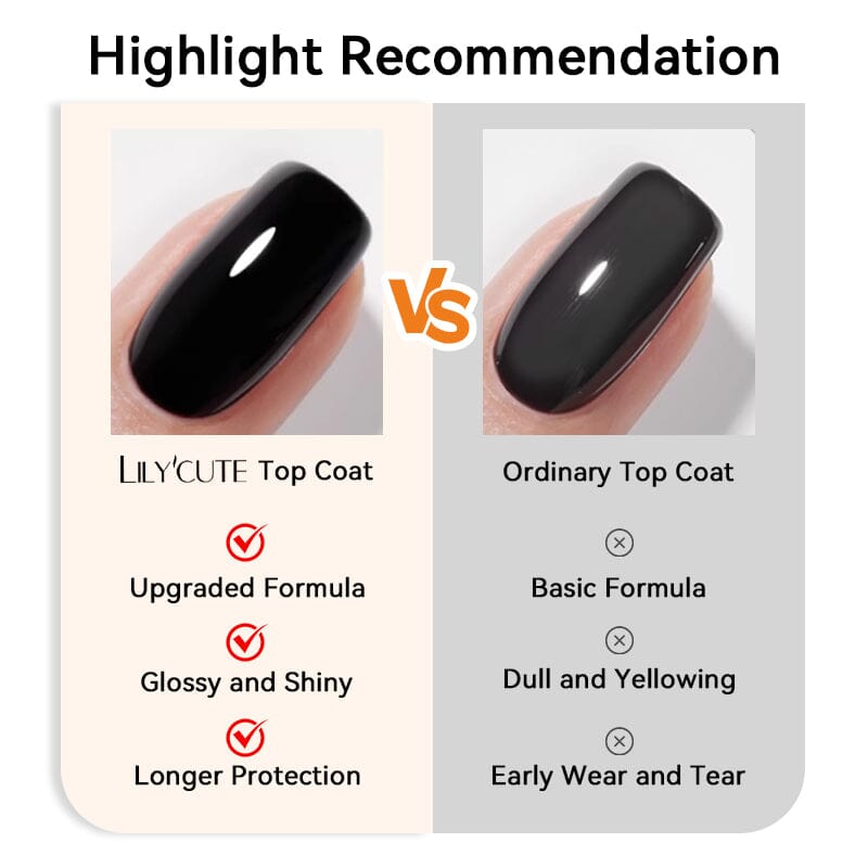 Top Coat 8ml Base & Top Coat LILYCUTE 