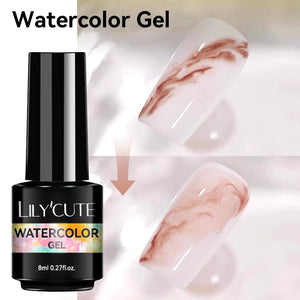 Watercolor Gel 8ml Gel Nail Polish LILYCUTE 