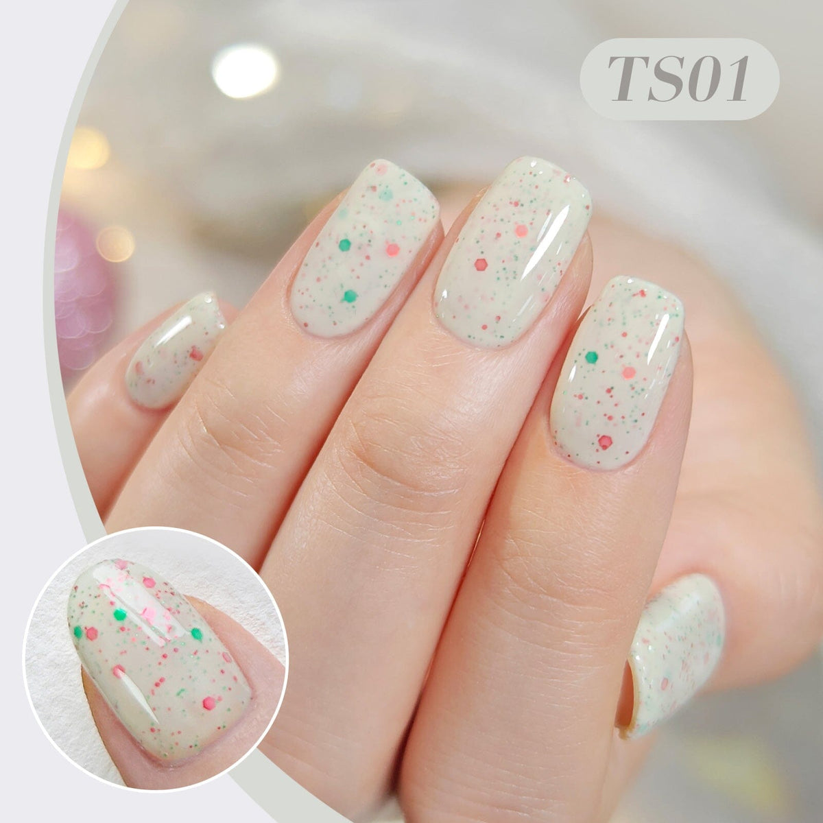 Jelly Gel Polish TS01 Holiday Star 15ml Gel Nail Polish BORN PRETTY 