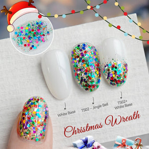 Jelly Gel Polish TS03 Christmas Wreath 15ml Gel Nail Polish BORN PRETTY 