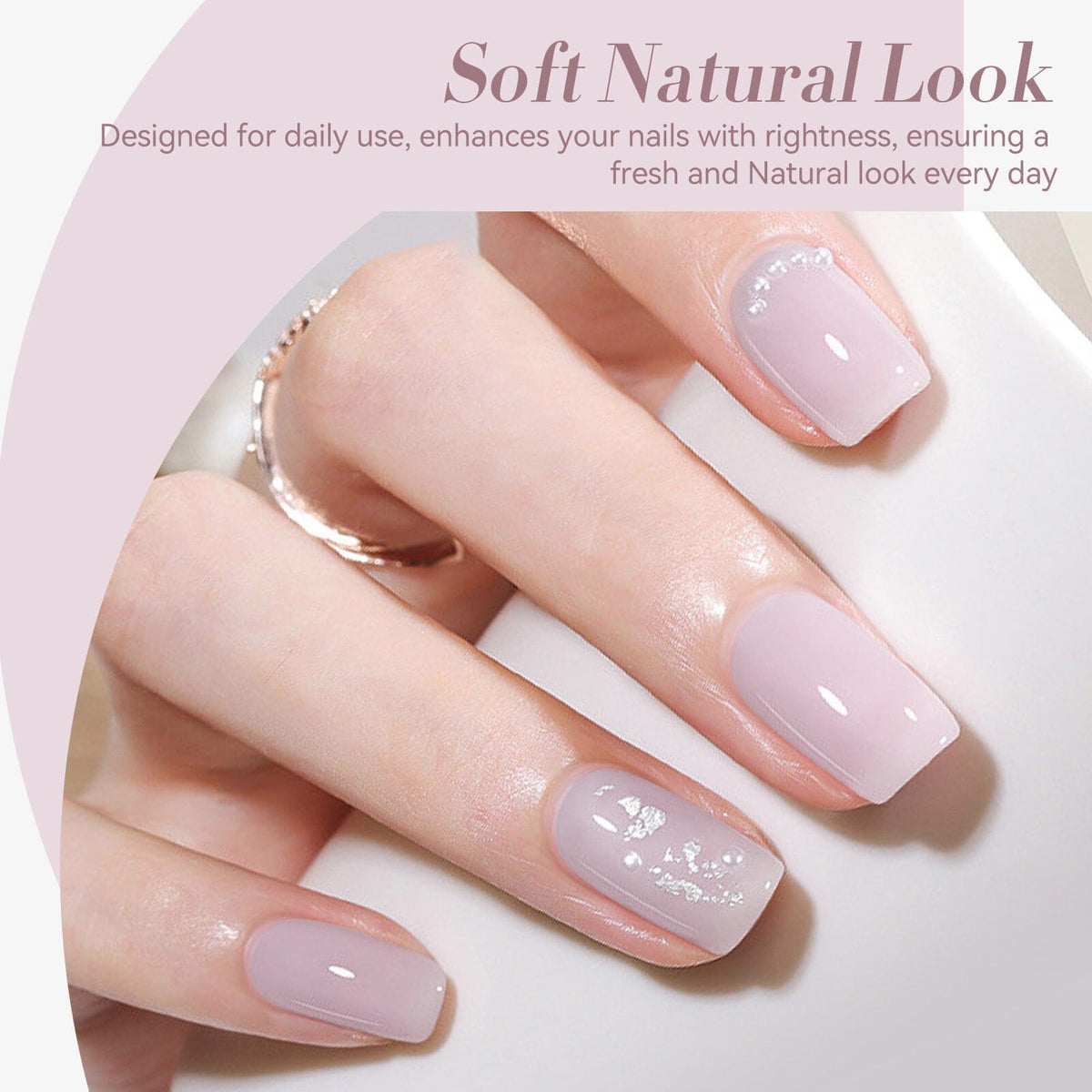 Jelly Gel Polish TS17 Blush Pop 15ml HEMA/TPO FREE Gel Nail Polish BORN PRETTY 