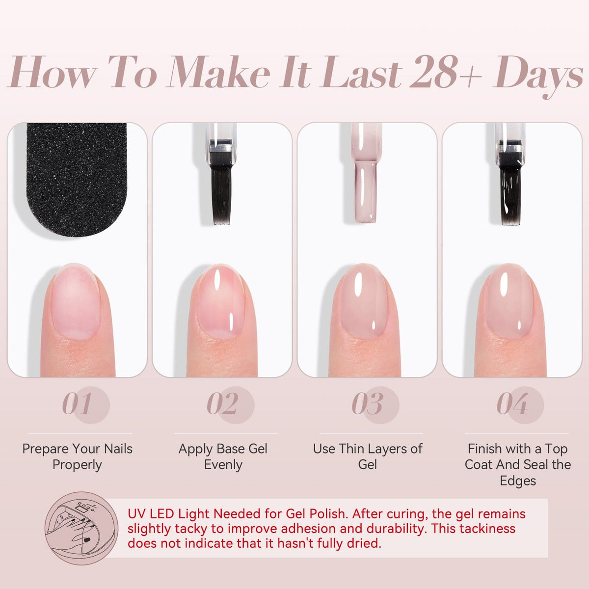 Jelly Gel Polish TS18 Rosewater 15ml HEMA/TPO FREE Gel Nail Polish BORN PRETTY 